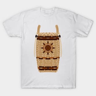 Brown black ash basket T-Shirt